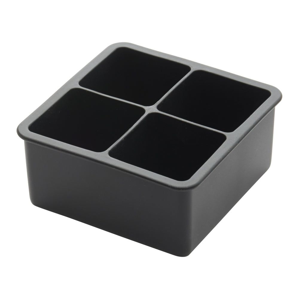 Winco Silicone 4 Compartments Ice Cube Tray -- 12 per case.