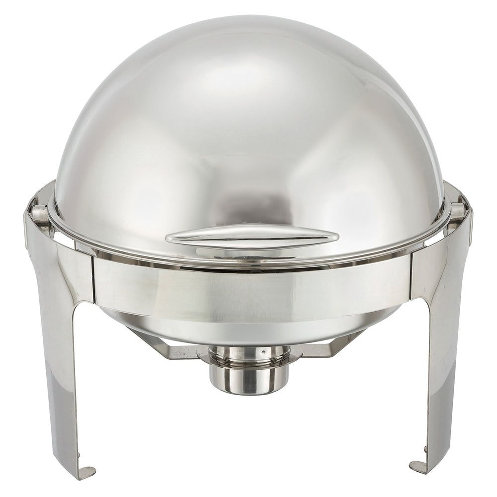 Winco Madison Round Roll Top Chafer, 6 Quart.