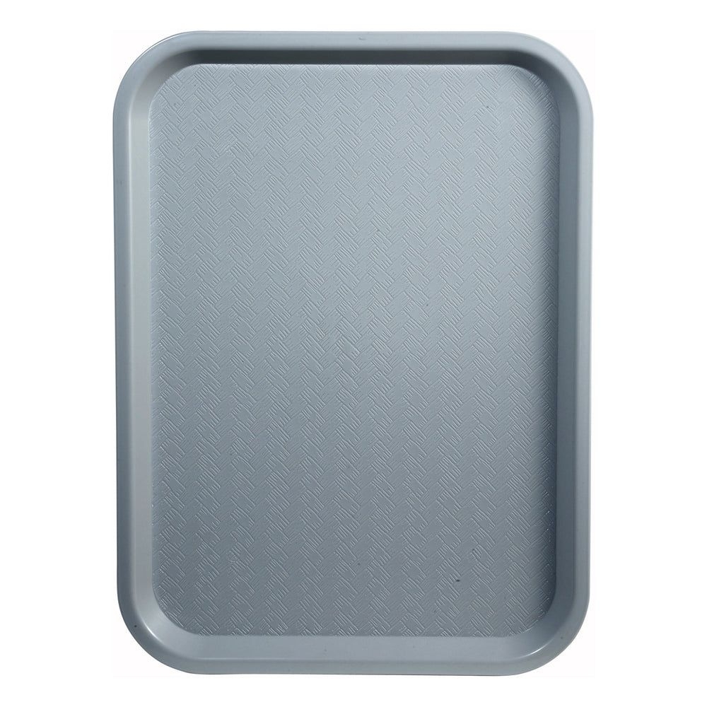 Winco Gray Plastic Cafeteria Tray, 10 X 14 Inch -- 12 Per Case
