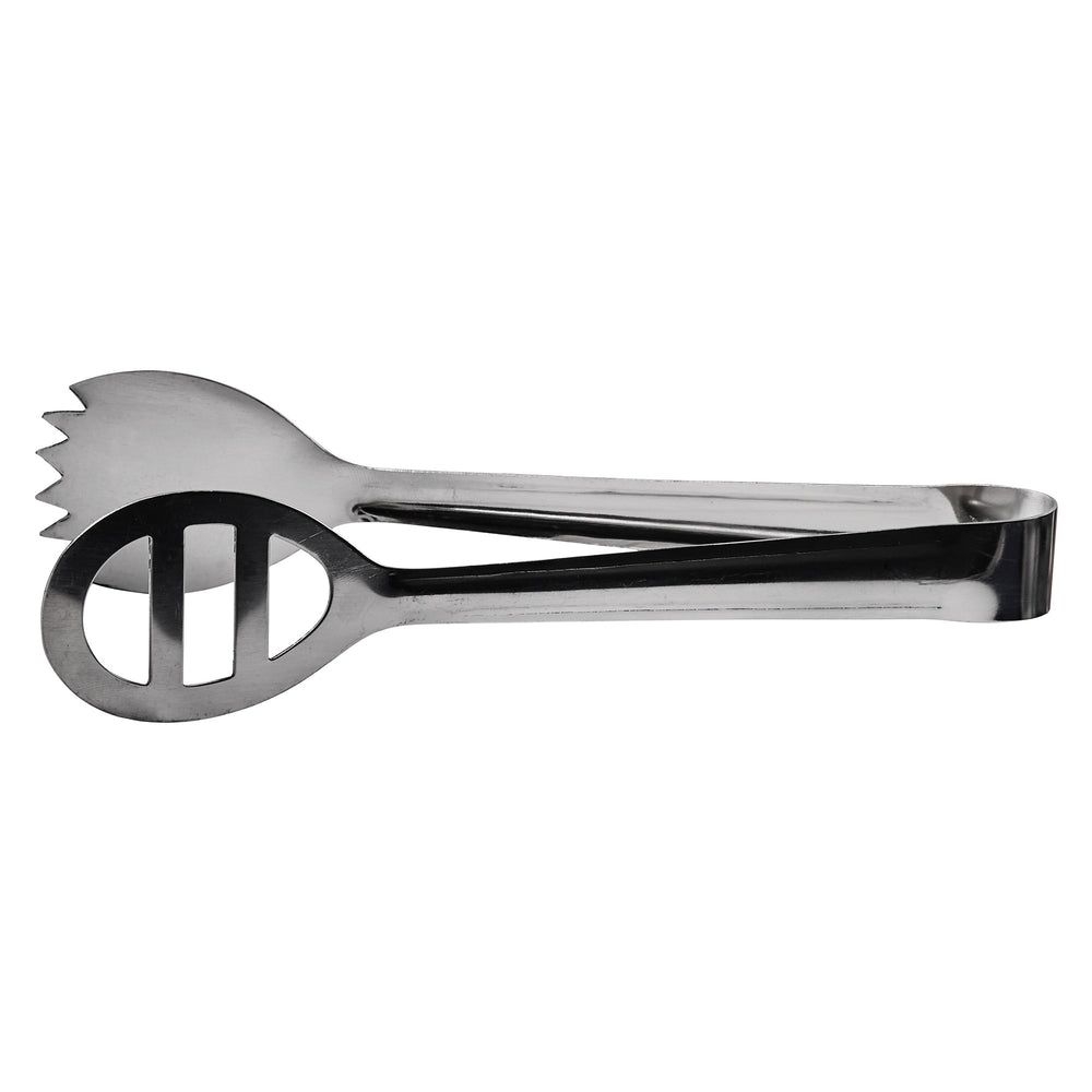 Winco Stainless Steel Satin Finish Oval Salad Tong, 7 3/4 inch -- 12 per case.
