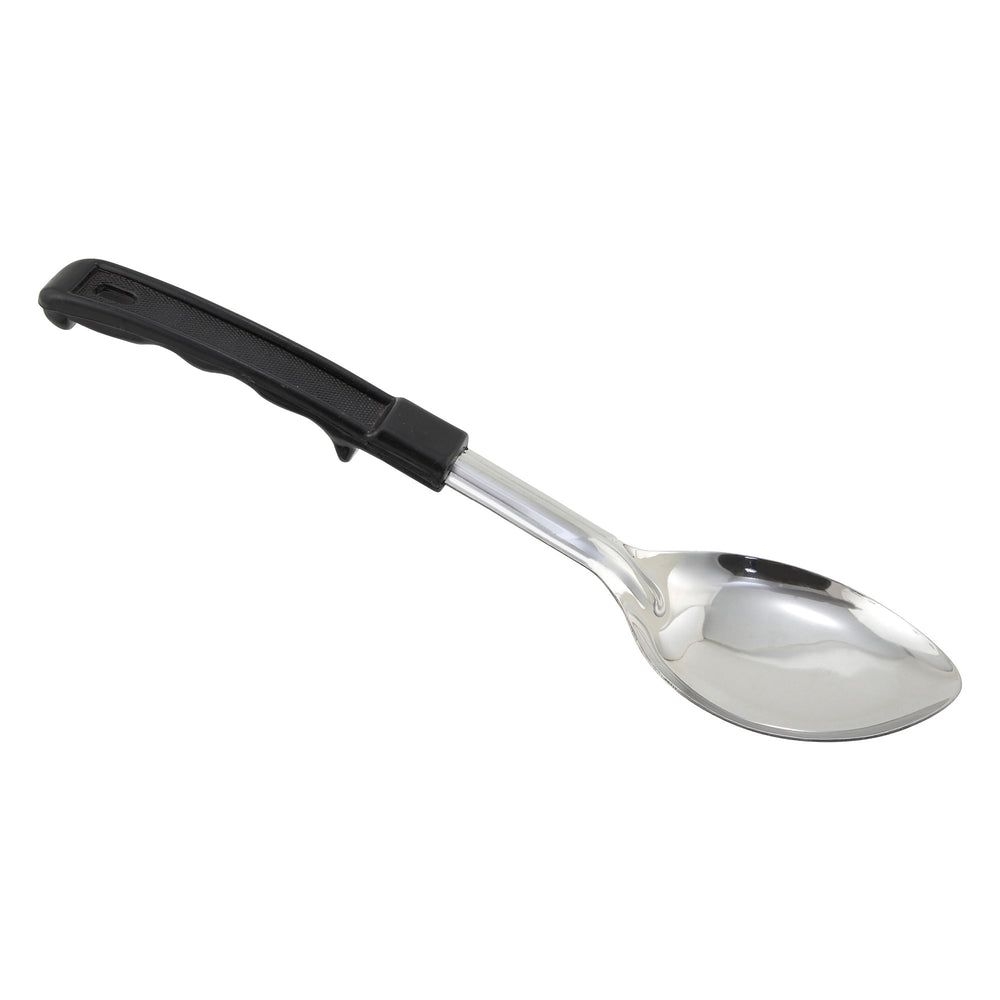 Winco Prime Stainless Steel 1.2mm Solid Basting Spoon With Stop-hook Abs Handle, 11 Inch -- 12 Per Case