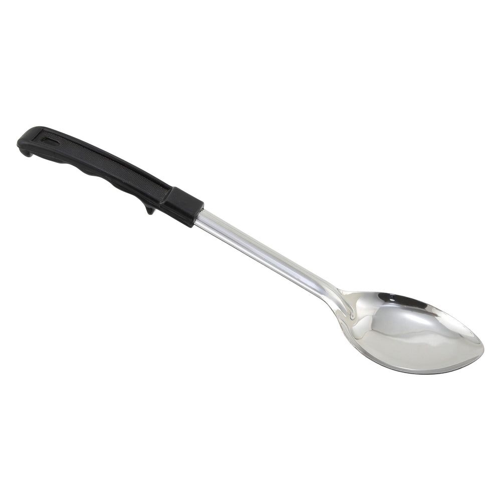 Winco Prime Stainless Steel 1.2mm Solid Basting Spoon With Stop-hook Abs Handle, 13 Inch -- 12 Per Case