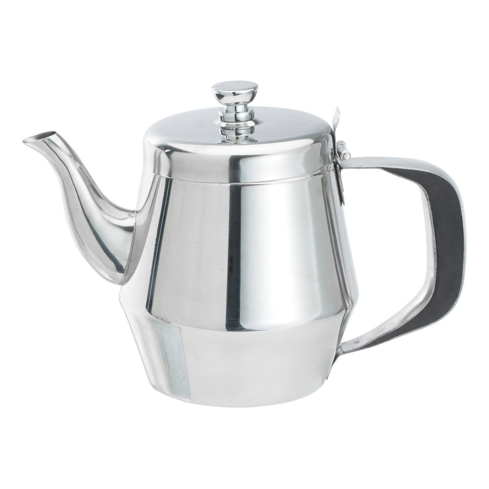 Winco Stainless Steel Gooseneck Teapot, 20 Ounce Capacity -- 12 Per Case