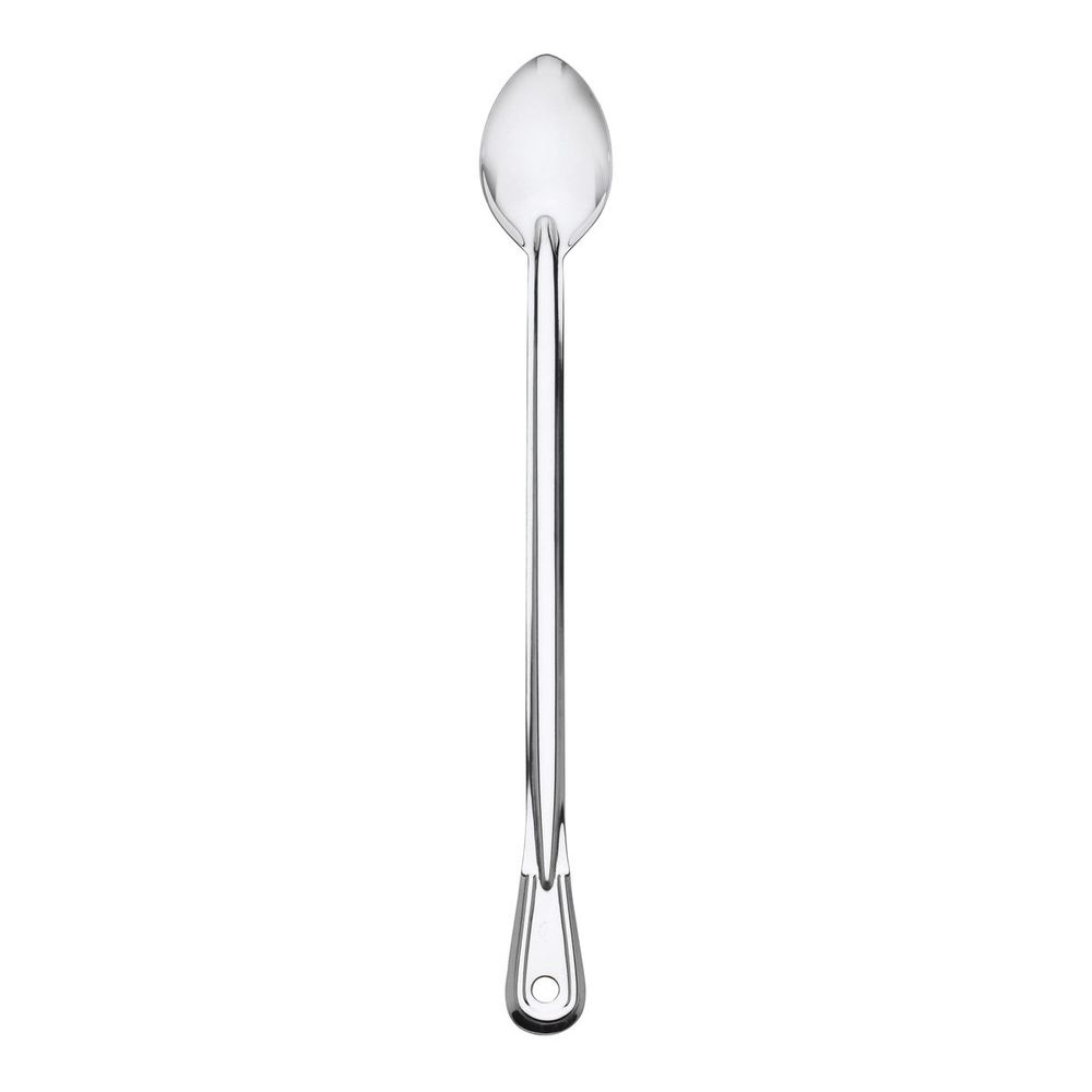 Stainless Steel Mirror Finish Solid Serving Spoon with Extra Long Handle 18 inch