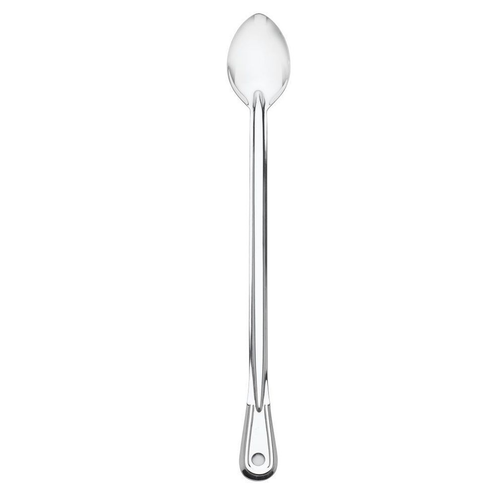 Stainless Steel Mirror Finish Solid Serving Spoon with Extra Long Handle