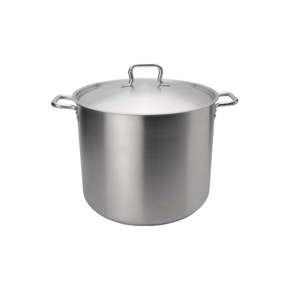 Elements Stainless Steel Stock Pot with Cover 20 Quart Capacity