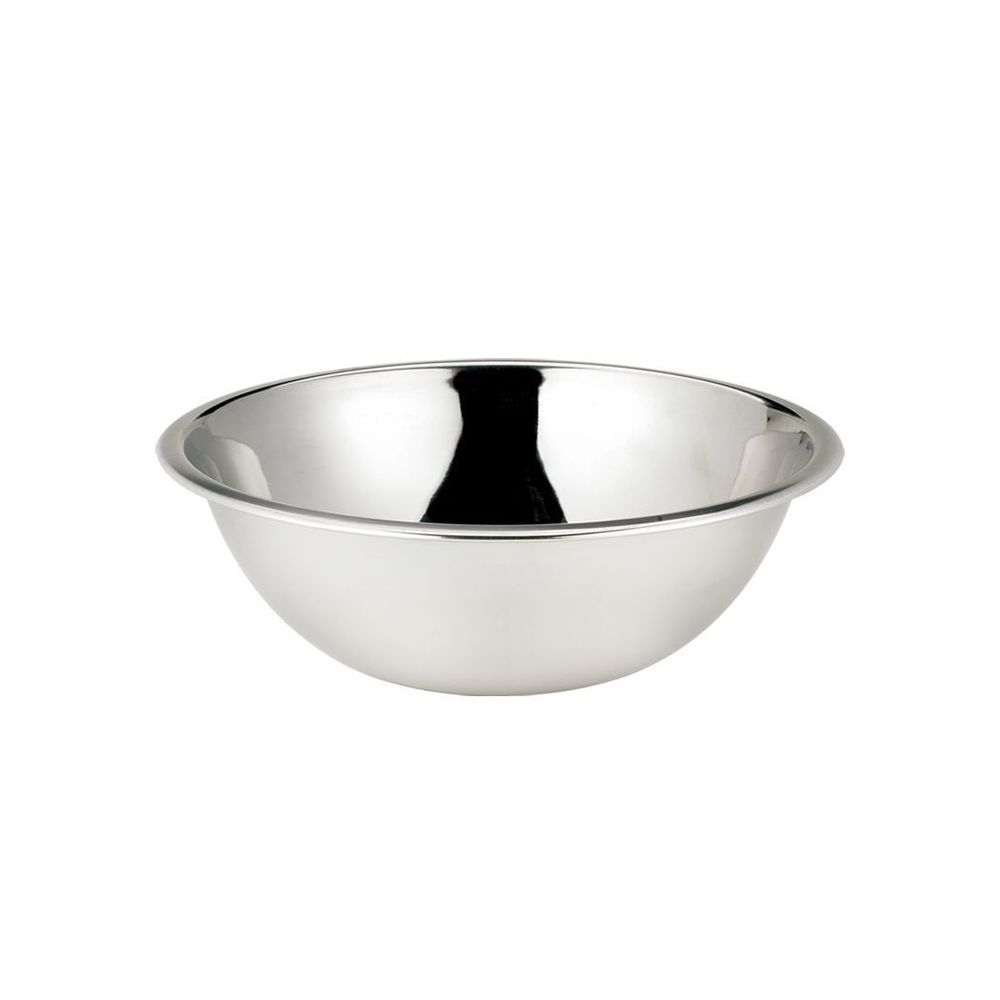 Stainless Steel Mirror Finish Mixing Bowl 8 Quart Capacity