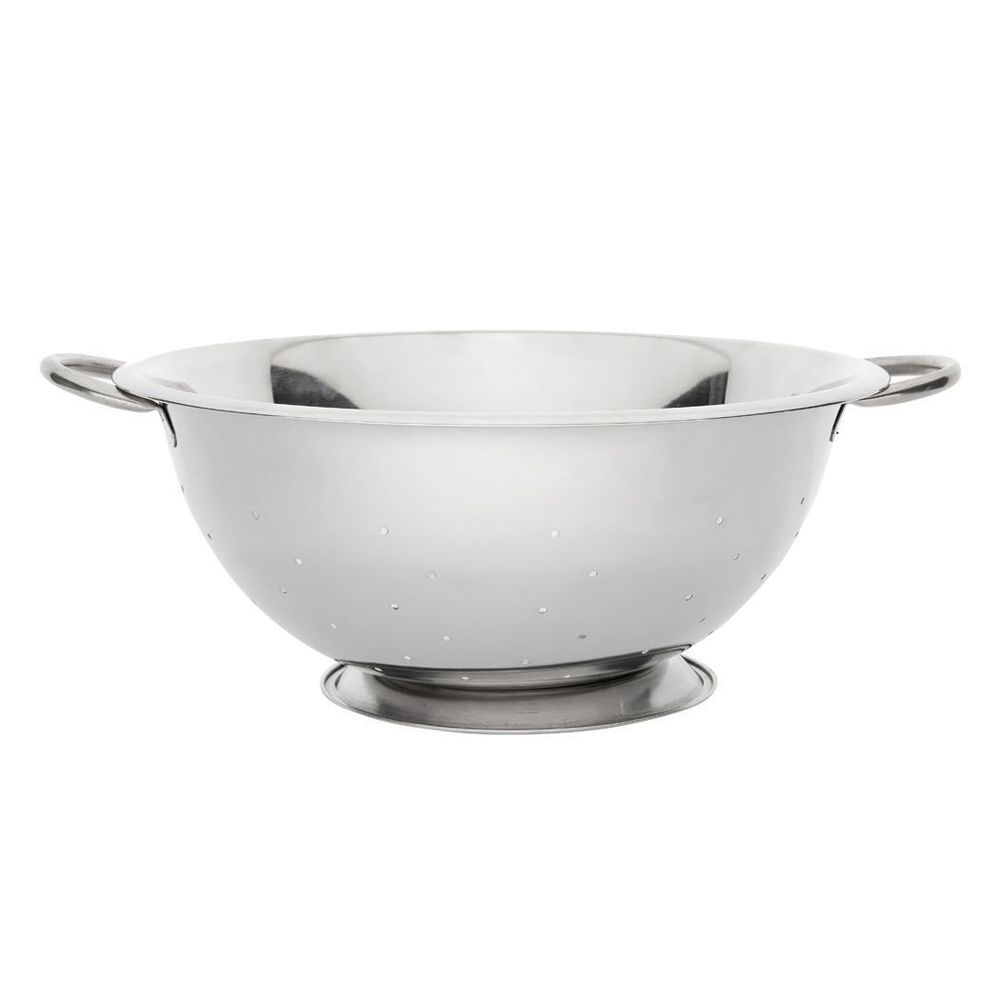 Stainless Steel Mirror Finish Footed Colander