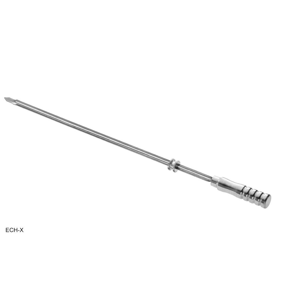 Stainless Steel Regular Skewer with Aluminum Coated Wooden Thermal Handle