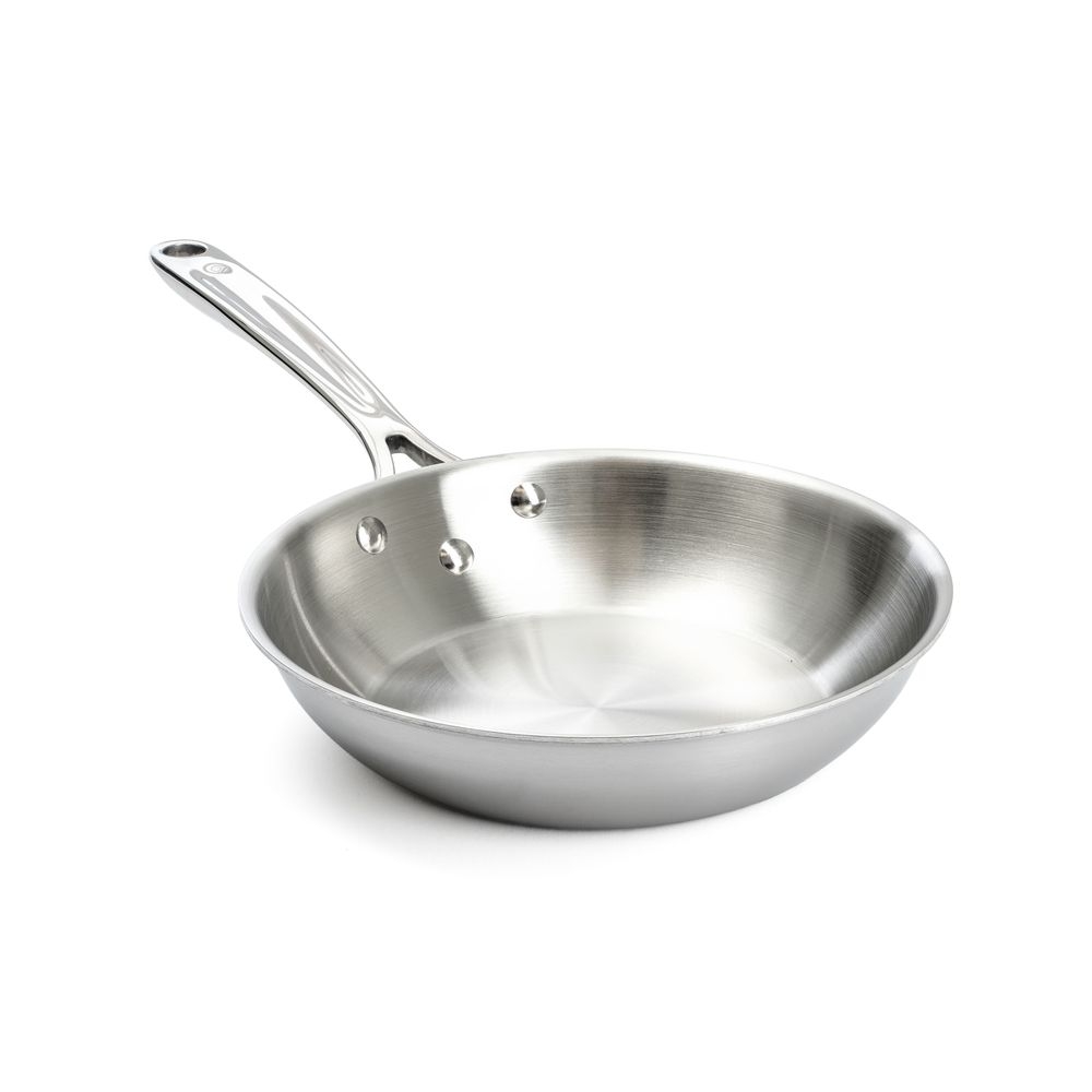 Natural Finish Tri-Ply Fry Pan with ProGrip Handle