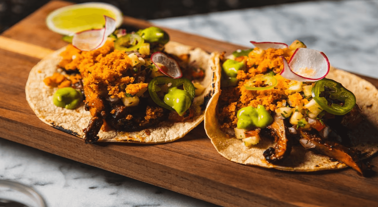 Mushroom Al Pastor Tacos