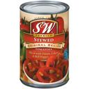 S and W Premium Stewed Original Recipe Sliced Tomatoes, 14.5 Ounce -- 12 per case