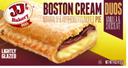 JJs Bakery Boston Cream Strawberry Cream Lemon Cream and Banana Cream Pie - Shipper -- 96 per case
