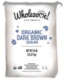 Wholesome Sweeteners Organic Dark Brown Sugar, 50 Pound.