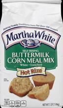 Martha White Buttermilk Self Rising Enriched White Corn Meal Mix, 5 Pound -- 8 per case.