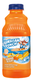 Hawaiian Punch - Orange Ocean, 32 Fluid Ounce -- 12 per case.