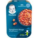 Gerber Lil Meals Spaghetti Rings Meat Sauce, 6 Ounce -- 6 per case.