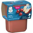 Gerber 2nd Foods Apple Cherry Baby Food, 8 Ounce -- 8 per case.
