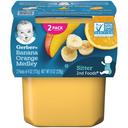 Gerber 2nd Foods 4 Ounce Banana Orange Melody Baby Food, 2 count per pack -- 8 per case.