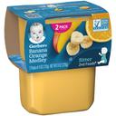 Gerber 2nd Foods 4 Ounce Banana Orange Melody Baby Food, 2 count per pack -- 8 per case.