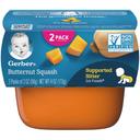 Gerber 1st Foods Butternut Squash Baby Food - Multi Pack, 4 Ounce Tub -- 8 per case.