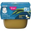 Gerber 1st Foods Green Bean Baby Food - Multi Pack, 4 Ounce Tub -- 8 per case.