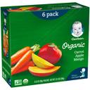 Gerber 2nd Foods Organic Carrot Apples and Mangoes Baby Food, 3.5 Ounce -- 12 per case.