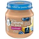 Gerber 2nd Foods Natural Banana Blueberry Puree Baby Food, 4 Ounce Jar -- 10 per case