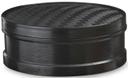 GET Enterprises Polypropylene Black Steamer Set, 8.5 inch -- 12 per case