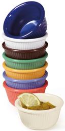 GET Enterprises Melamine Brown Fluted Ramekin, 3 Ounce -- 48 per case