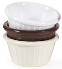 GET Enterprises Melamine Ivory Fluted Ramekin, 2 Ounce -- 48 per case