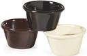 GET Enterprises Melamine Black Coned Shaped Ramekin, 3 Ounce -- 48 per case