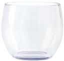 GET Enterprises SAN Clear Stemless Wine Glass, 8 Ounce -- 24 per case