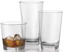 GET Enterprises SAN Clear Rock Glass, 9 Ounce -- 24 per case