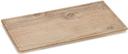 GET Enterprises Granville Melamine Faux Oak Wood Display with Foot and Ridge, 14 x 7 inch -- 6 per case