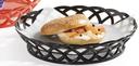 GET Enterprises Polypropylene Black Round Basket, 10.5 inch -- 12 per case