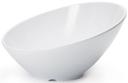 GET Enterprises Melamine White Cascading Bowl, 10 Ounce -- 12 per case