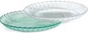 GET Enterprises Mediterranean Polycarbonate Clear Round Plate, 8 inch -- 24 per case
