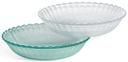 GET Enterprises Mediterranean Polycarbonate Clear Round Plate, 6 inch -- 24 per case