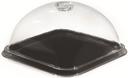 GET Enterprises Mediterranean Polycarbonate Square Plate, 12 inch -- 12 per case
