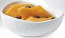 GET Enterprises Coralline Melamine White Weave Texture Freestyle Triangle Bowl, 14 Ounce -- 12 per case