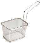 GET Enterprises Stainless Steel Serving Fry Basket, 5 x 4 inch -- 24 per case