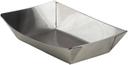 GET Enterprises Stainless Steel Boat Tray, 9.5 x 6 inch -- 12 per case
