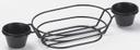 GET Enterprises Iron Teflon Coated Oval Basket, 15.75 x 6 inch -- 12 per case