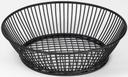 GET Enterprises Black Round Basket, 9.5 inch -- 12 per case