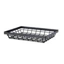 G.E.T. Enterprises Grey Rectangle Metal Basket, 12 count