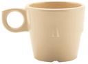 GET Enterprises SuperMel Melamine Tan Conic Stacking Cup, 7.5 Ounce -- 48 per case