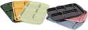 GET Enterprises Melamine Hunter Green Right Handed 6 Compartment Tray, 15.5 x 10 inch -- 12 per case