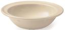 GET Enterprises SuperMel Melamine Tan Rimmed Bowl, 5 Ounce -- 48 per case
