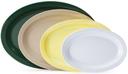 GET Enterprises SuperMel Melamine Tan Oval Platter, 15.75 x 11 inch -- 12 per case